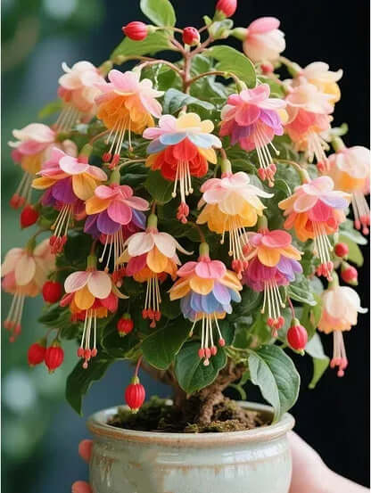 🌟Spring Planting🌺Fuchsia Seeds - Lantern Flower🌿Low-maintenance, easy-to-grow【98% Germination Rate】