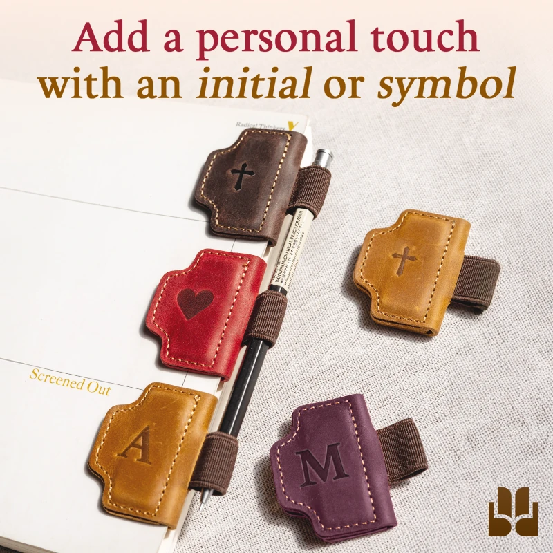 LAST DAY 70% OFF - Leather Pen Holder Bookmark(Buy 4 Free Shipping)