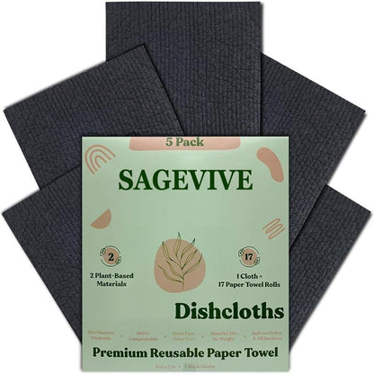 Dishcloths for Kitchen & Cleaning | 5 Pack