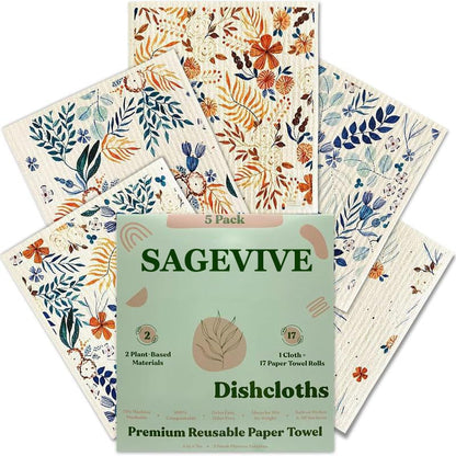 Dishcloths for Kitchen & Cleaning | 5 Pack