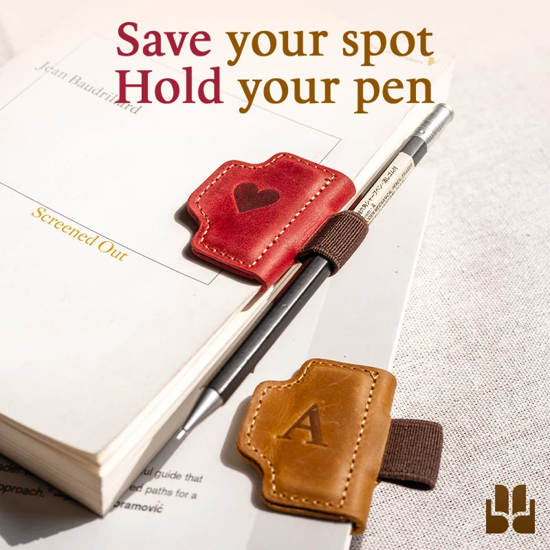 LAST DAY 70% OFF - Leather Pen Holder Bookmark(Buy 4 Free Shipping)