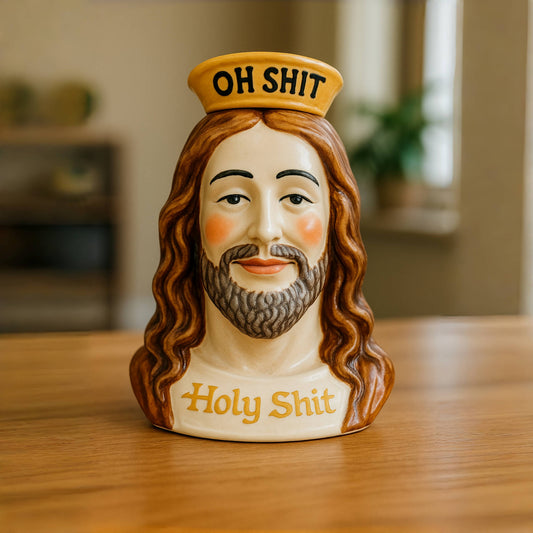 Jesus Holy Shit Molded Stash Jar - 9 oz