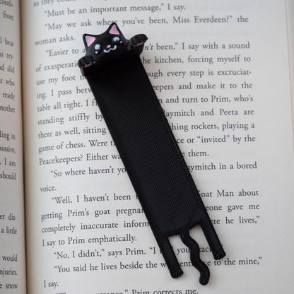 Hanging Cat Bookmark | White Elephant Gift